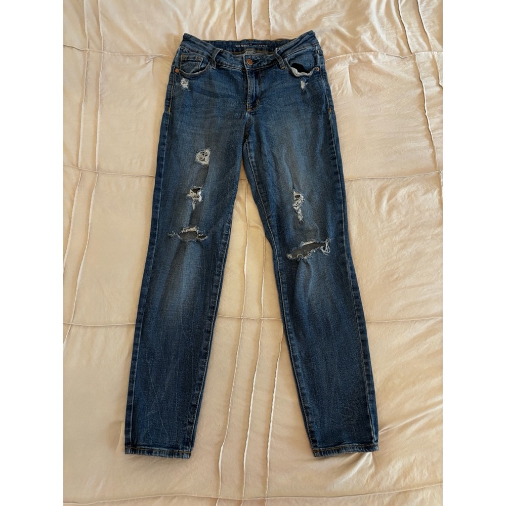 Distressed Old Navy Rockstar Jeans